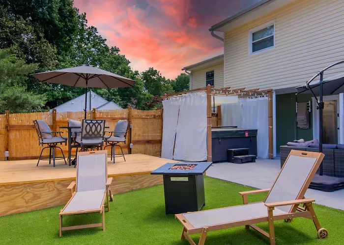 Wellness On Walnut - Hot Tub & Fire Pit Winston-Salem